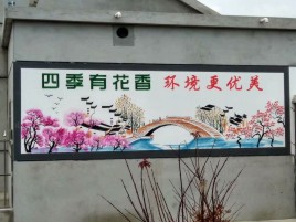 新密墙绘的特点和形势