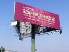 新密户外高架广告牌的应用及优势
