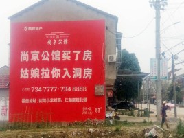 新密墙体广告在乡镇、农村市场的媒体优势