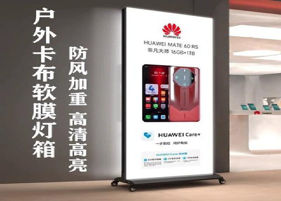 新密户外防水灯箱的应用特点及适用范围。