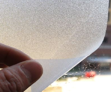 新密玻璃门外面粘广告用什么材料好？